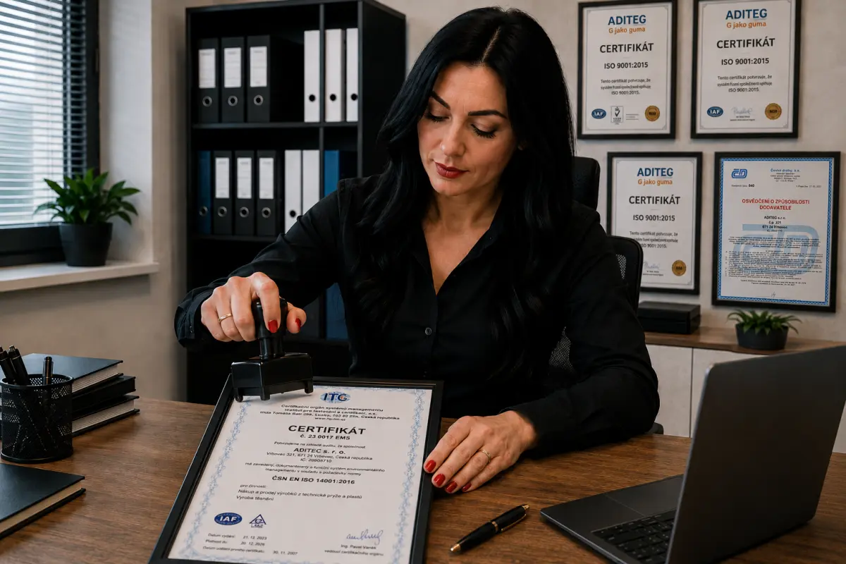 certifikáty Aditeg