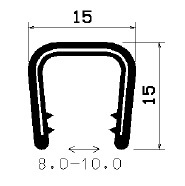 0910 mikroporzn EPDM/EPDM s kovovou vztuhou