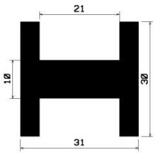 0797/EPDM-H-Profil