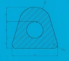 11x10mm,  D-profil, FPM 70, černá