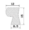25024/EPDM65 Profil zárubní