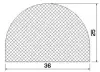25451/EPDM65 D-profil