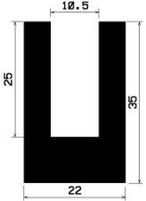 0223/EPDM65 Profil-U