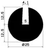 2415/EPDM65 Profil-U