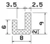 25340/EPDM65 Profil-U